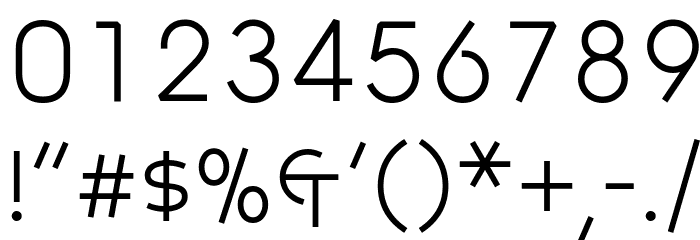 Symbolic Scient Font OTHER CHARS