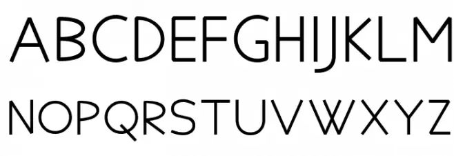 Symbolic Scient フォント 大文字