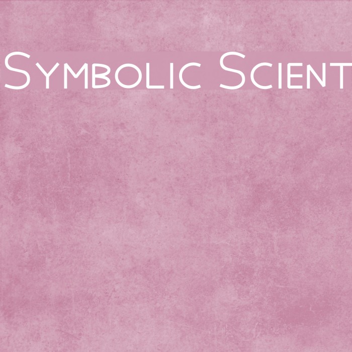 Symbolic Scient Font examples