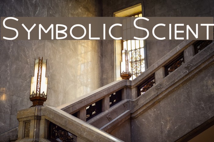 Symbolic Scient Font examples