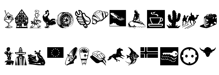 Symbolica Font LOWERCASE