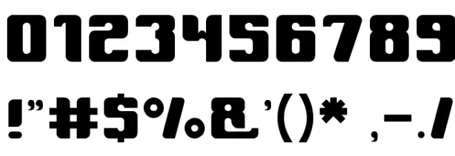 Symbolism Font OTHER CHARS