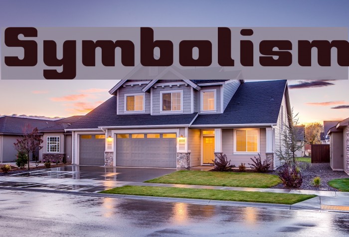 Symbolism Font examples
