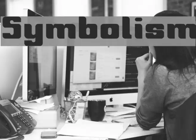 Symbolism Font examples