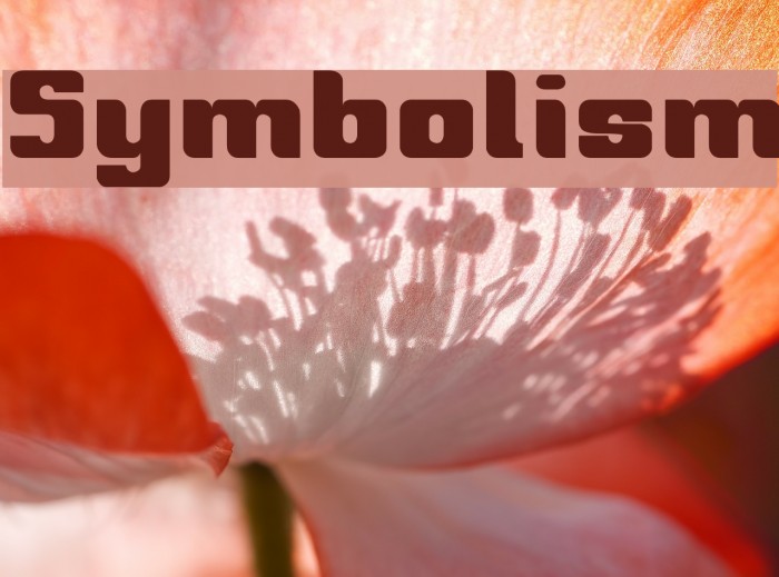 Symbolism Font examples