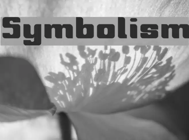 Symbolism Font examples
