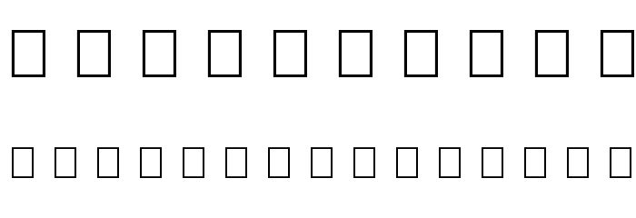 Symbolix Font OTHER CHARS