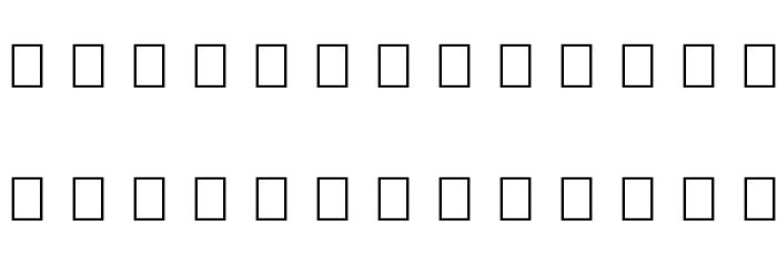 Symbolix Font LOWERCASE
