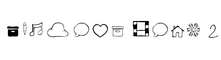 Symbols Font 2  नि: शुल्क फ़ॉन्ट्स डाउनलोड