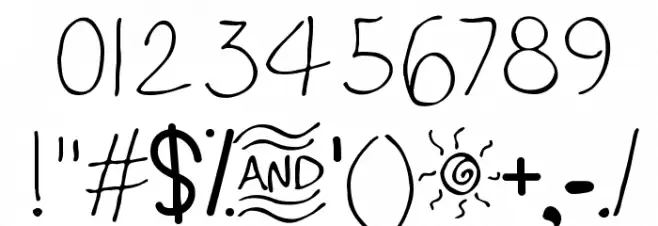 Symbols Font 2 Font OTHER CHARS