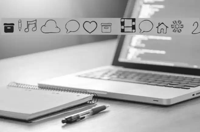 Symbols Font 2 Font examples