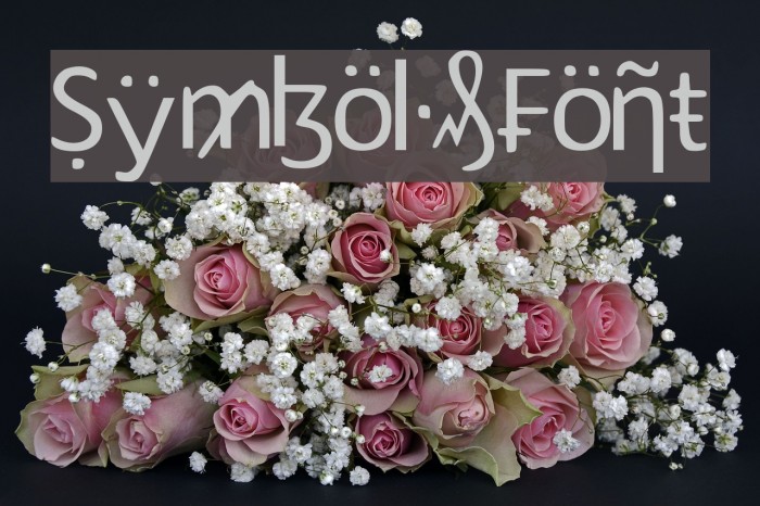 SymbolsFont Font examples