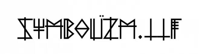 Symbolïzm.ttf  Frei Schriftart Herunterladen