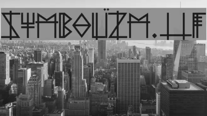 Symbolïzm.ttf Font examples