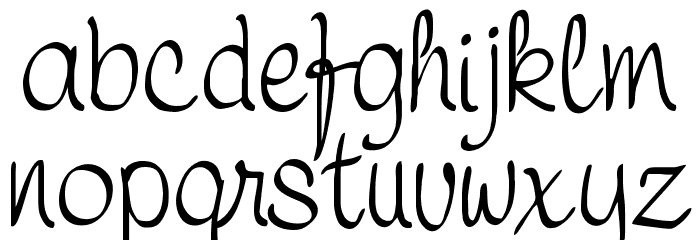 SymcaPersonalUse Font LOWERCASE