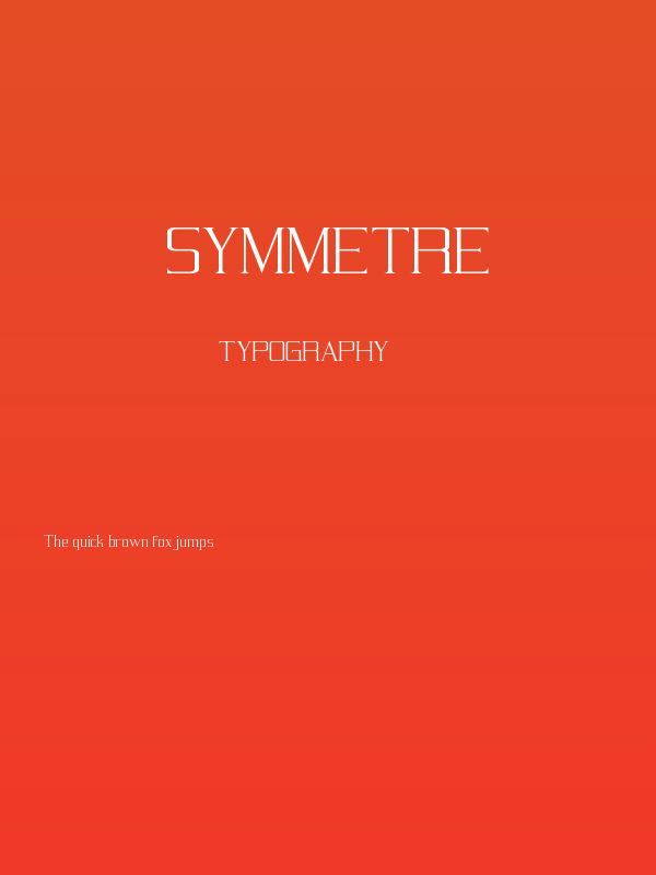 Symmetre Poster