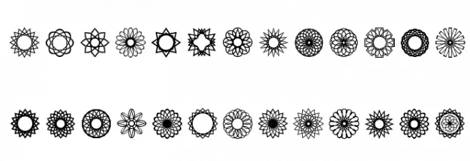 Symmetric Things 2 字体 小写