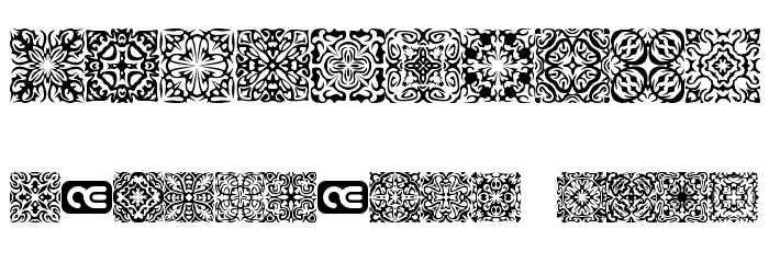 Symmetry BRK Font OTHER CHARS