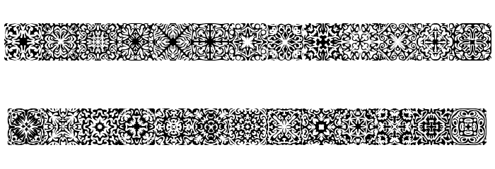 Symmetry BRK Font LOWERCASE