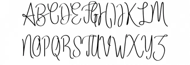 Sympathi Schriftart Groß