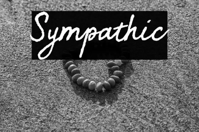 Sympathic Font examples
