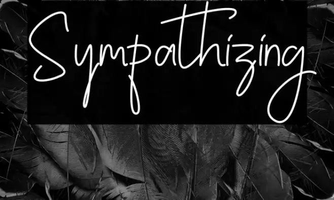 Sympathizing Font examples