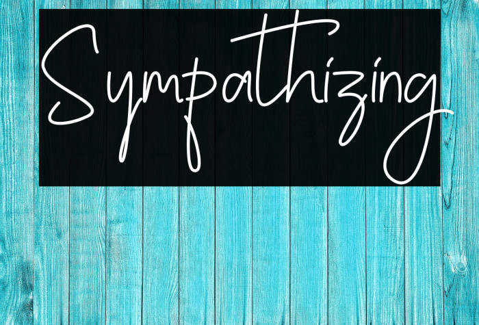 Sympathizing Caratteri examples