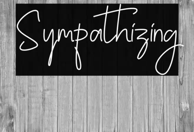Sympathizing Font examples