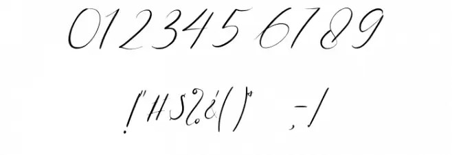 Symphonigraphy Font OTHER CHARS