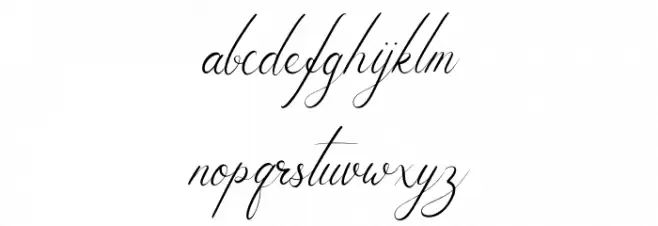 Symphonigraphy Font LOWERCASE