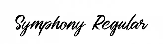 Symphony Regular  Descarca Fonturi Gratis