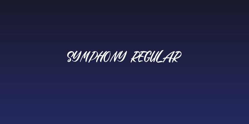 Symphony Regular Social Header