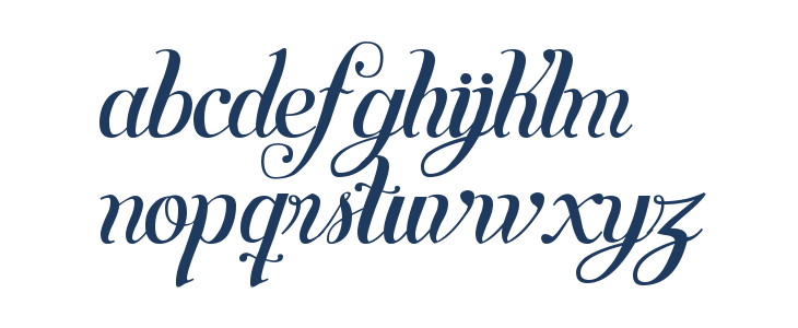 Symphony Script - personal use Lowercase