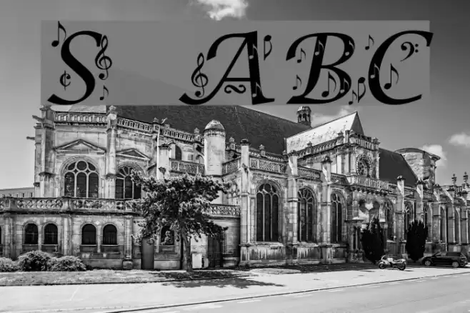 Symphony in ABC Font examples