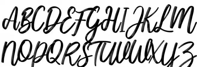 Symphony Schriftart Groß