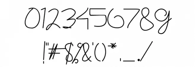 Symponi Font OTHER CHARS