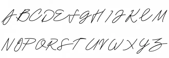 Symponi Schriftart Groß