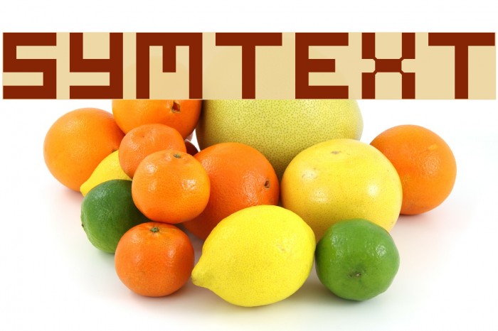 Symtext Font examples