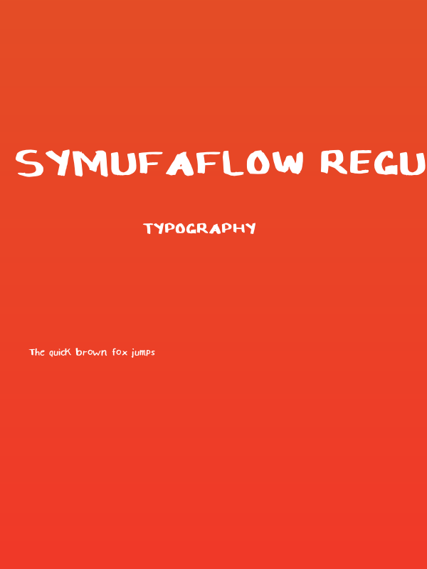 SymufaFlow Regular Poster