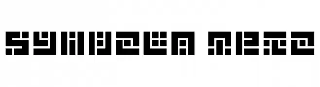 Symvola Trio  font caratteri gratis