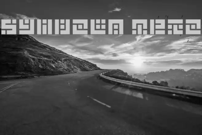 Symvola Trio Font examples