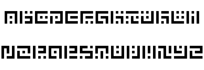 Symvola Uno Font LOWERCASE