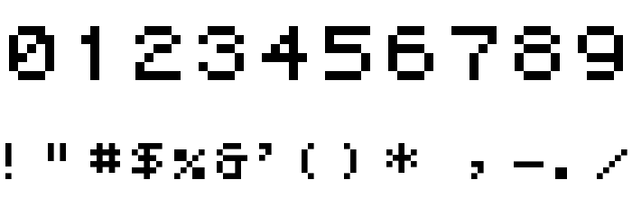 Synchronizer NBP Regular Font OTHER CHARS