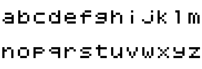 Synchronizer NBP Regular Font LOWERCASE