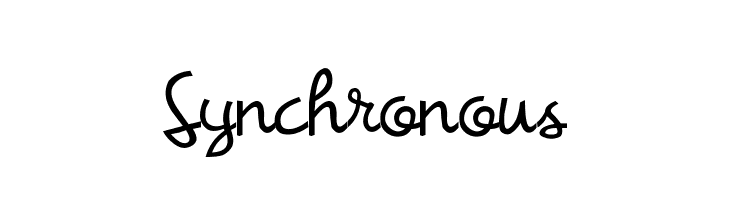 Synchronous  Free Fonts Download