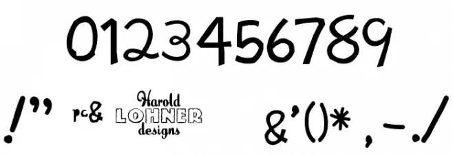 Synchronous Schriftart Anderer Schreiben