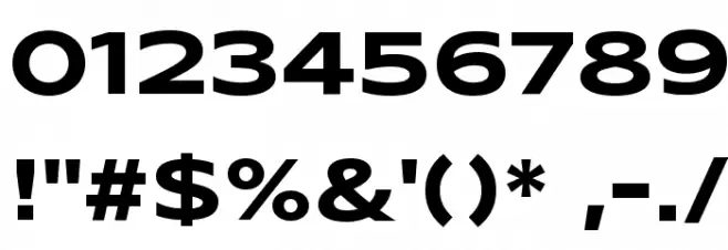 Syncopate Bold Font OTHER CHARS