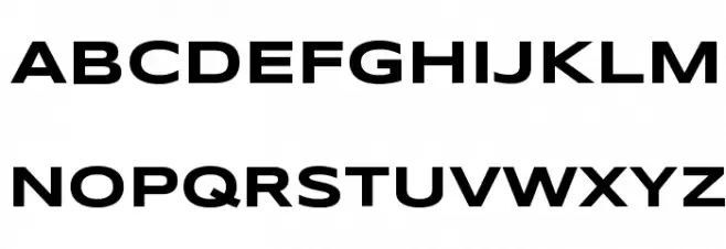 Syncopate Bold Schriftart Groß