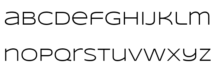 Syncopate-Regular Font LOWERCASE