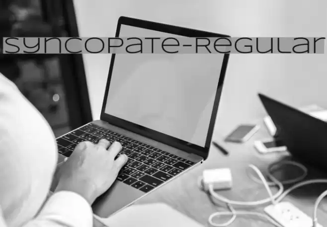 Syncopate-Regular Font examples